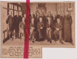 Eindhoven - Parochie St Catharina ,jubileum St Vincentius Vereniging - Orig. Knipsel Coupure Tijdschrift Magazine - 1925 - Unclassified
