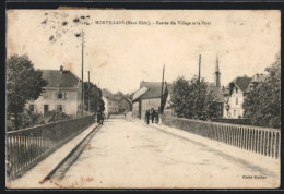 CPA Morvillars, Entrée Du Village Et Le Pont  - Otros & Sin Clasificación