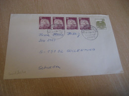 BAD OLDESLOE 1984 To Sollentuna Sweden Cancel Cover GERMANY - Covers & Documents