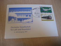 BADEN-BADEN 1971 OGLR Kongresshaus Cancel Card GERMANY - Covers & Documents