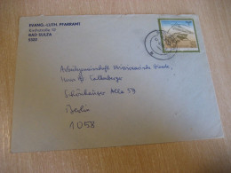 BAD SULZA 1990 To Berlin Cancel Cover GERMANY - Briefe U. Dokumente