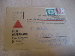 BAD HARZBURG 1971 To Berlin Cancel Film Opfermann Photo Cine Cinema Cover GERMANY - Lettres & Documents