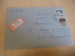 BAD HERSFELD 1971 To Kassel Registered Cancel Cover GERMANY - Lettres & Documents