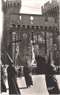 FR66 PERPIGNAN - LA SANCH - Théojac - Procession De La Semaine Sainte - Pénitents Au Castillet - Animée Belle - Perpignan