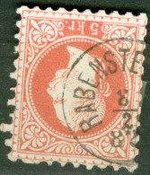 Autriche   Yvert 34A  Ou Michel  37 II  Ob  TB    Stpl  Rabenstein  - Used Stamps