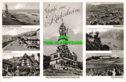 R615902 Gruss Aus Rudesheim. Hoursch And Bechstedt. No. 674. 1952. Multi View - Monde