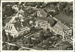 10551790 Zuerich Zuerich Fliegeraufnahme Krankenhaus X 1948 Zuerich - Andere & Zonder Classificatie