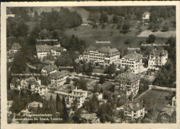 10551727 Luzern LU Luzern Sanatorium St. Anna Fliegeraufnahme X 1950 Luzern - Autres & Non Classés