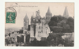 37 . Loches . Le Château Et La Tour Agnès Sorel . 1913 - Loches