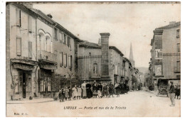 Limoux Porte Et Rue De La Trinité - Limoux