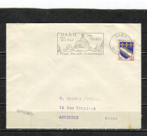 FRANCE - Flamme "Dabo" - Dabo, Le 5/07/1963 Sur Y&T N°1353 - 1961-....