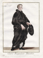 Clerc Regulier Theatin - Theatiner Theatines Clergy Cleric Kleriker  / Monastic Order Mönchsorden Ordenstrach - Prints & Engravings