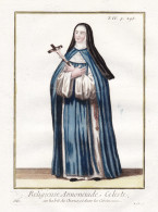 Religieuse Annnonciade Celeste, En Habit De Choeur... - Turchine Cölestinerinnen Order Of The Most Holy Annun - Prints & Engravings