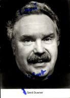 CPA Schauspieler Gerd Duwner, Portrait, Autogramm - Attori