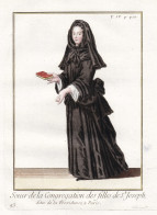 Soeur De La Congregation Des Filles De St. Joseph, Dites De La Providence, A Paris - Congrégation De Saint Jo - Stampe & Incisioni