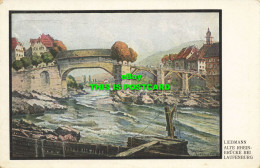 R614335 Liebmann. Alte Rheinbrucke Bei Laufenburg. B. G. Teubner. Hermann A. Pet - Monde