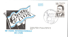 66 ème FOIRE INTERNATIONAL DE LYON 1984 - Gedenkstempel