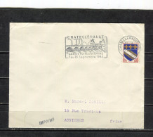 FRANCE - Flamme "Chatellerault" - Chatellerault, Le 13/08/1963 Sur Y&T N°1353 - 1961-....