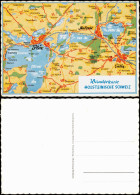 Plön Holsteinische Schweiz Wanderkarte Umgebungskarte Plön Malente Eutin 1970 - Autres & Non Classés