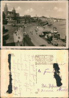 Postcard Stettin Szczecin Kriegsschiff Hakenterrasse 1939 - Pommern