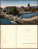 Ansichtskarte Zürich Bahnhof Und Schweiz. Landesmuseum 1929 - Other & Unclassified