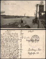 Ansichtskarte Kehl (Rhein) Rheinhafen, Kräne 1916 - Kehl