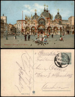 Cartoline Venedig Venezia Markusdom (Basilica Di San Marco) 1913 - Autres & Non Classés