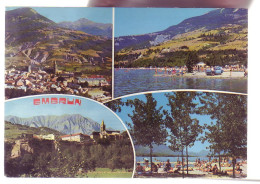 05 - EMBRUN - MULTIVUES DE LA VILLE ET DE LA PLAGE - ANIMÉE - 10160 - Embrun