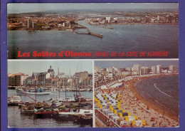 85 - SABLES-D''OLONNE - VUE GENERALE AERIENNE - LA PLAGE  - LE PORT - ANIMÉE - 7795 - Sables D'Olonne