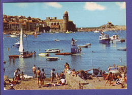 66 - COLLIOURE - LE VIEUX PORT, L''EGLISE ET SON CLOCHER - ANIMÉE - 7157 - Collioure