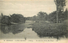 59 - Roubaix - Le Parc Barbieux - L'Etang - Correspondance - Voyagée En 1919 - CPA - Voir Scans Recto-Verso - Roubaix