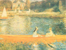 Art - Peinture - Pierre Auguste Renoir - La Seine à Asnières - CPM - Voir Scans Recto-Verso - Pintura & Cuadros