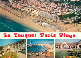 62 - Le Touquet - Multivues - Vue Aérienne - CPM - Flamme Postale - Voir Scans Recto-Verso - Le Touquet