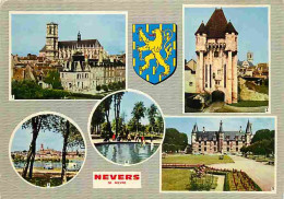 58 - Nevers - Multivues - Blasons - CPM - Voir Scans Recto-Verso - Nevers