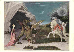 Art - Peinture - Paolo Uccello - S George And The Dragon - Carte Neuve - CPM - Voir Scans Recto-Verso - Pintura & Cuadros