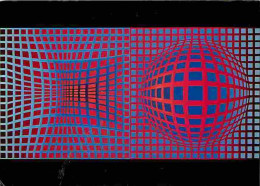 Art - Peinture - Victor Vasarely - CPM - Voir Scans Recto-Verso - Pintura & Cuadros