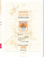 Enveloppe De Sucre BOUCHON Dauphin X° Jeux Olympiques D'Hiver De Grenoble 1968 Olympic Games 68  Ville De Congrès - Altri & Non Classificati