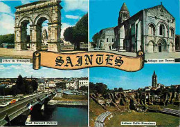 17 - Saintes - Multivues - Automobiles - Archéologie - CPM - Voir Scans Recto-Verso - Saintes