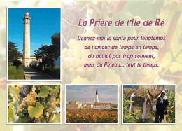 17 - Ile De Ré - La Prière De L'Ile De Ré - Multivues - Raisins - Anes En Culottes - Folklore - Carte Neuve - CPM - Voir - Ile De Ré