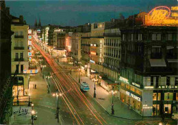 13 - Marseille - La Canebière - Vue De Nuit - Automobiles - Carte Neuve - CPM - Voir Scans Recto-Verso - Canebière, Stadscentrum