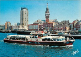 59 - Dunkerque - La Visite Du Port, à Bord Du Bateau-promenade L'Elsa - La Tour De Reuze - CPM - Voir Scans Recto-Verso - Dunkerque