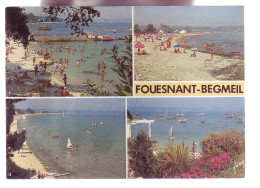 29 - FOUESNANT-BEGMEIL - MULTIVUES DES PLAGES - ANIMÉE - 12458 - La Forêt-Fouesnant