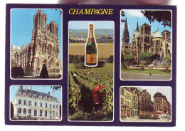 51 - CHAMPAGNE - MULTIVUES DES VILLES DU CHAMPAGNE - 11554 - Reims