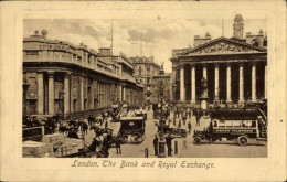 CPA London City England, Bank Of England & Royal Exchange - Autres & Non Classés
