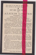 Devotie Doodsprentje Overlijden - Alexis Looten Echtg Melanie Deprez - Stavele 1850 - 1927 - Obituary Notices