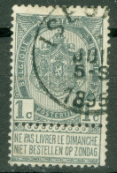 Belgique 53 Ob B/TB Obli Iseghem  - 1893-1907 Armoiries