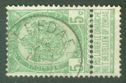 Belgique 56 Ob Second Choix  Obli Leefdael  * Depot Relais  - 1893-1907 Armoiries