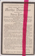 Devotie Doodsprentje Overlijden - Martha Detavernier Wed Petrus Caerels - Wingene 1850 - 1927 - Obituary Notices