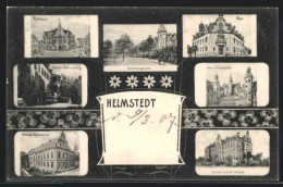 AK Helmstedt, Rathaus, Kloster Marienberg, Schönigerstrasse, Post & Ehemalige Universität  - Helmstedt