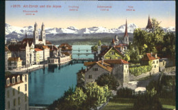 10550914 Zuerich ZH Alt-Zuerich Alpen Ungelaufen Ca. 1920 Zuerich - Sonstige & Ohne Zuordnung